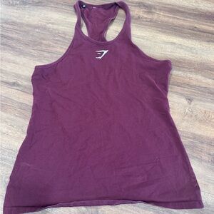 Gymshark Men's Maroon Tank Top